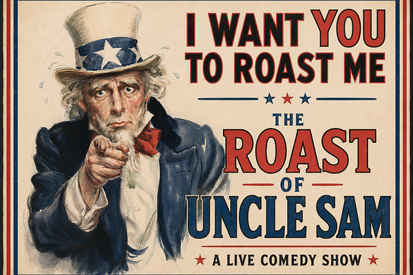 The Roast of Uncle Sam: a Comedy Speakeasy! Evening cover image